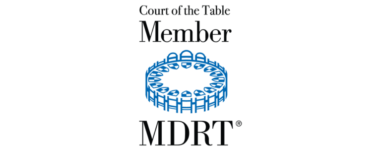 The logo for the court of the table member mdrt