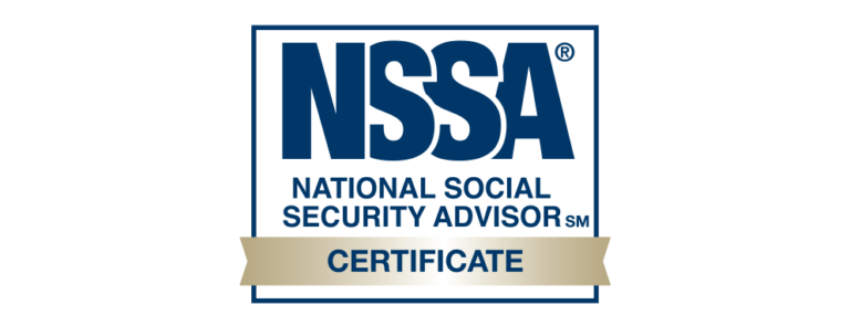 The logo for the national social security advisor certificate