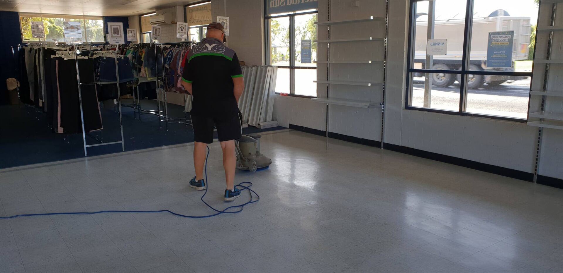 Floor cleaning — Cleaning Projects in Mulwala, NSW