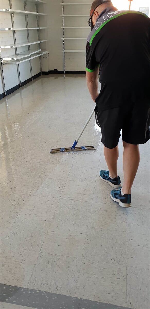 Floor Mopping — Cleaning Projects in Mulwala, NSW