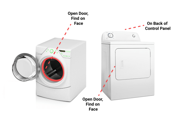 Dryer Model Number Search