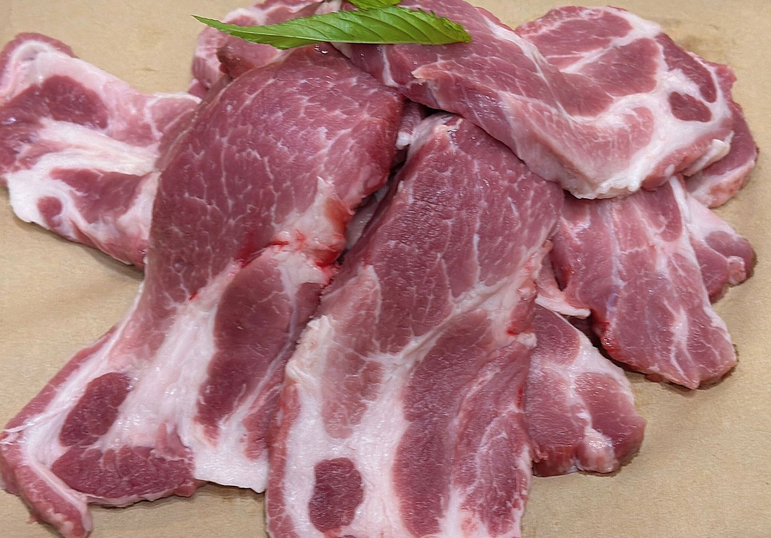 【漁仁嚴選】花蓮酒糟豬-梅花肉片/6片/600g/烤肉推薦/無腥味