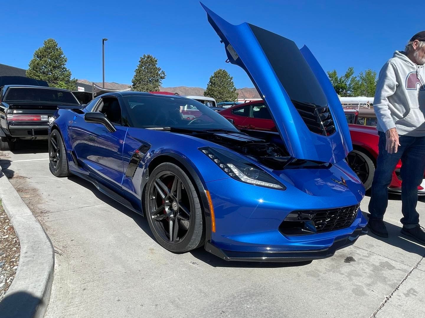 Front View Of Blue Car — Colorado Springs, CO — Pro Auto Spa