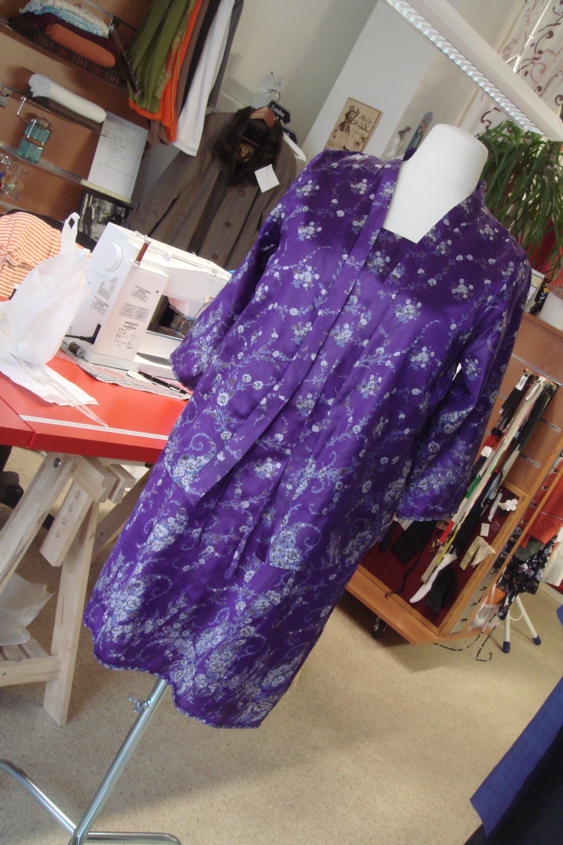 Gkhan Couture Chailly Lausanne - Création sur mesure tunique violette