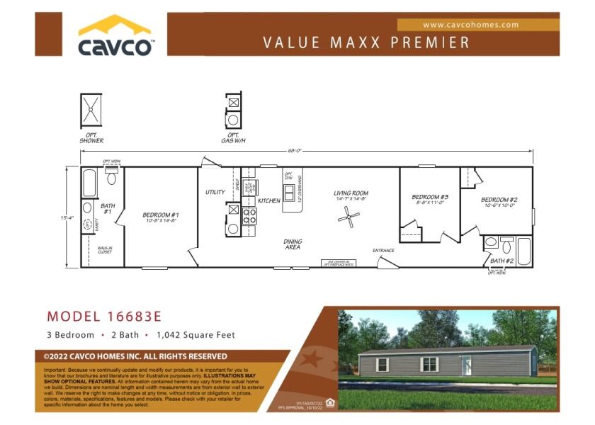 A floor plan for a house called value maxx premier
