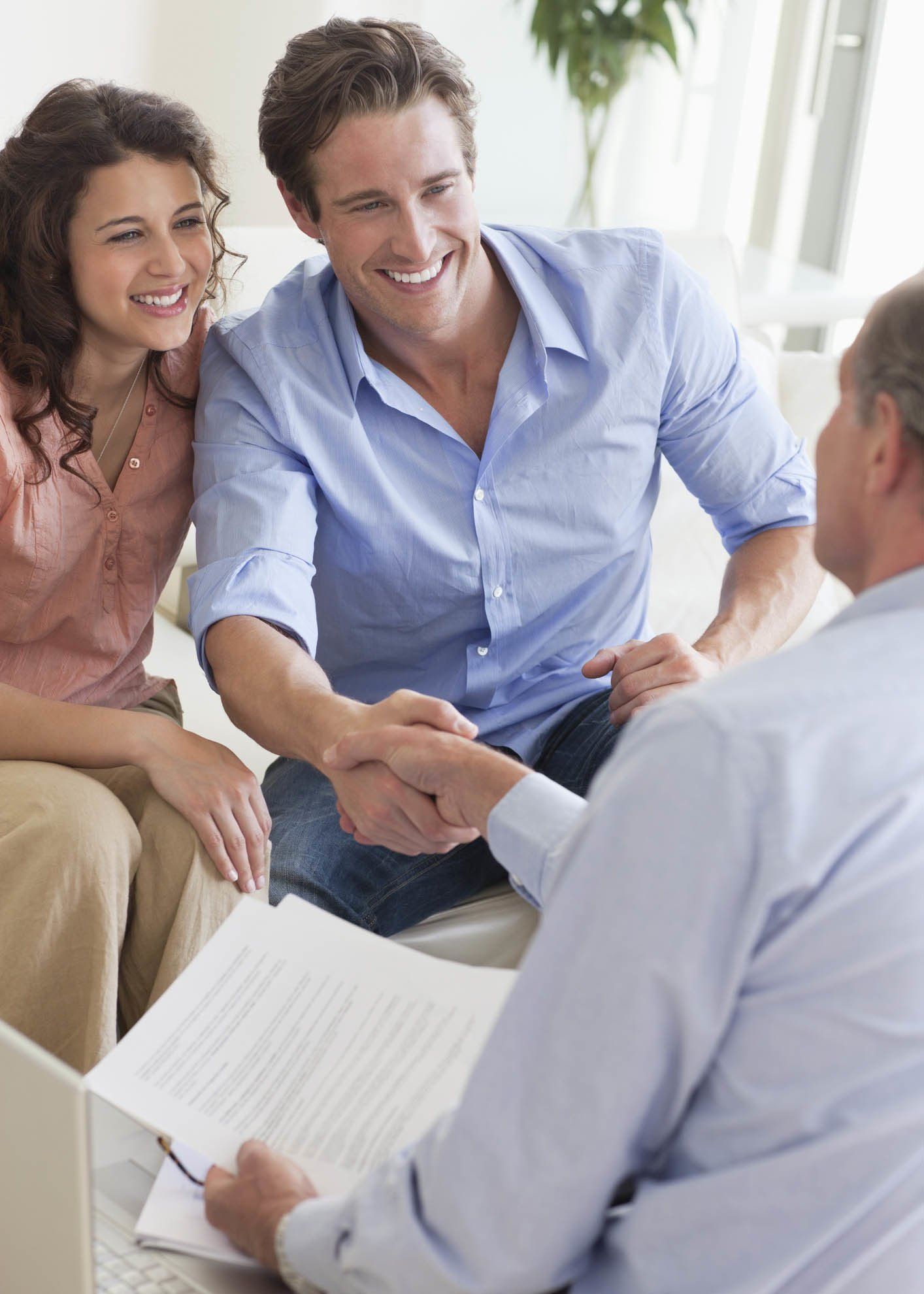 Couple Shaking Hands with the Therapist — Jupiter, FL — Michael L. O'Hara Jr., Psy.D