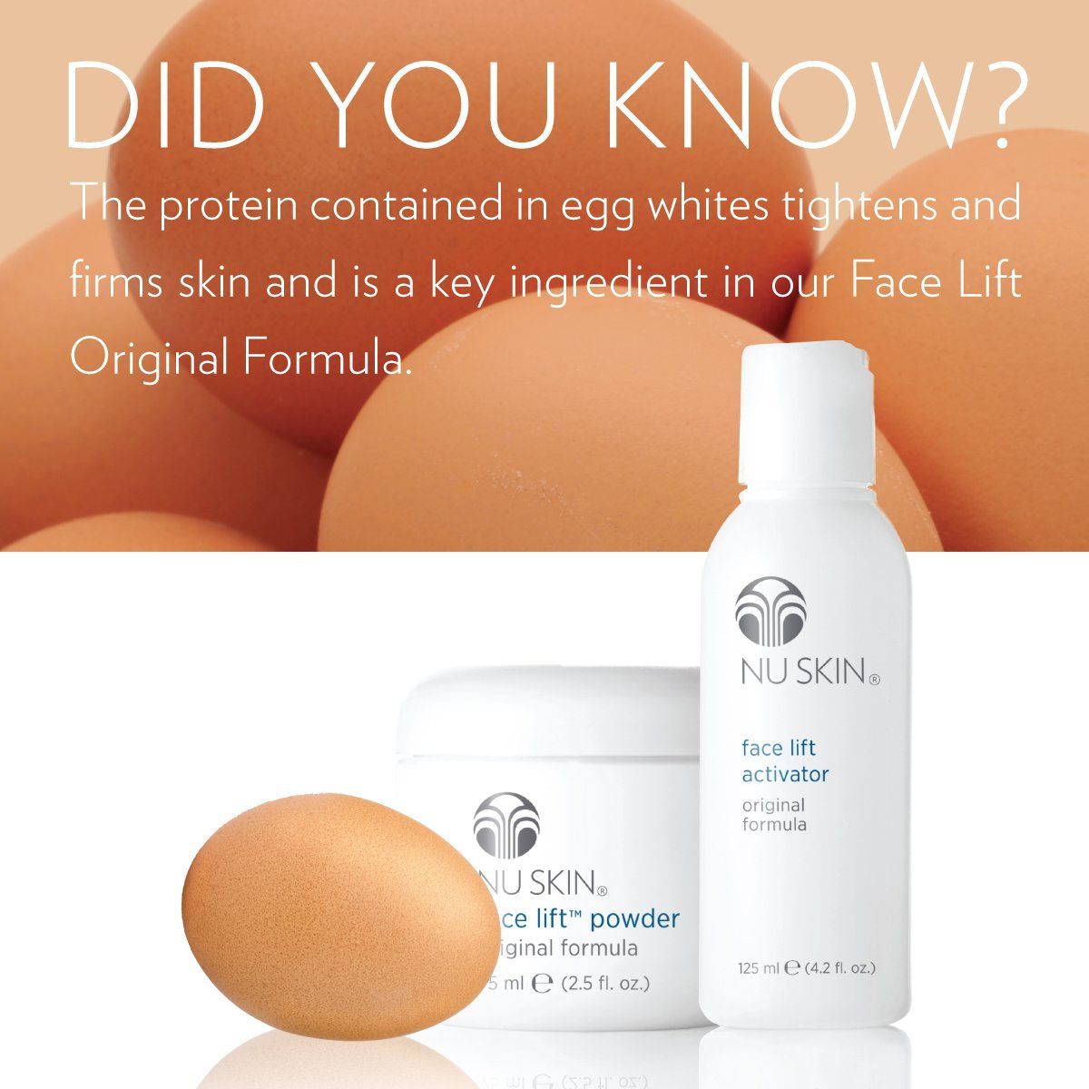 Nu Skin Face Lift with Activator (sensitive formula)