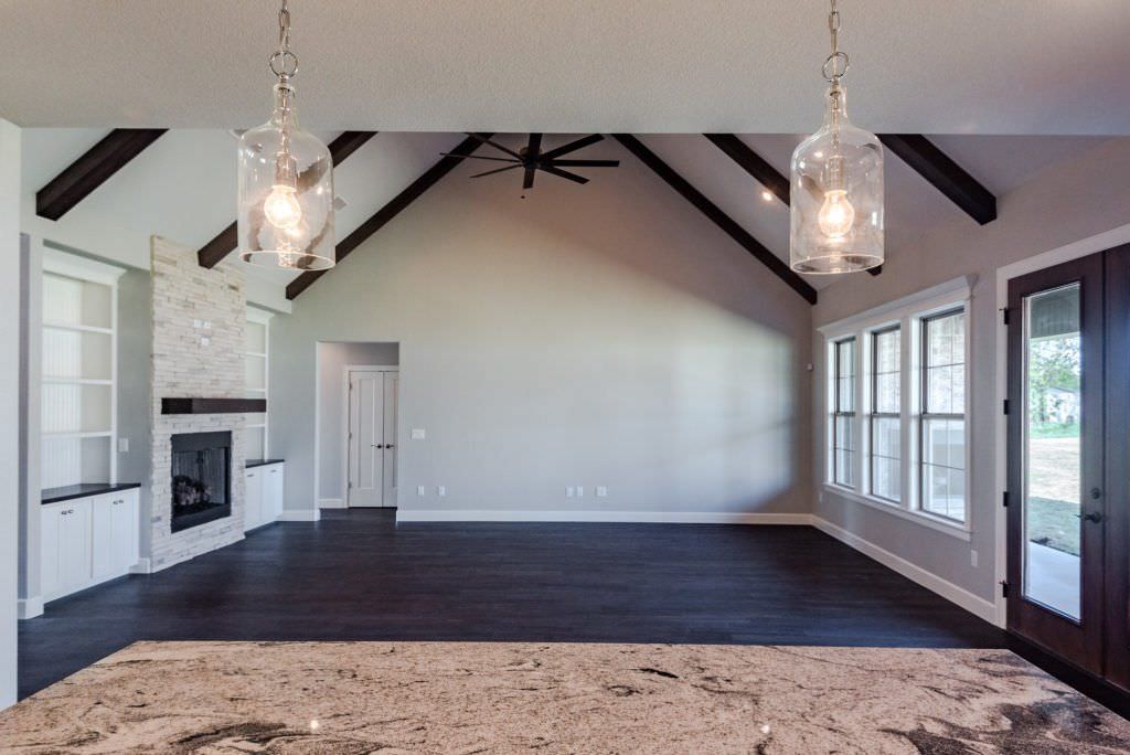 modern contemporary living area