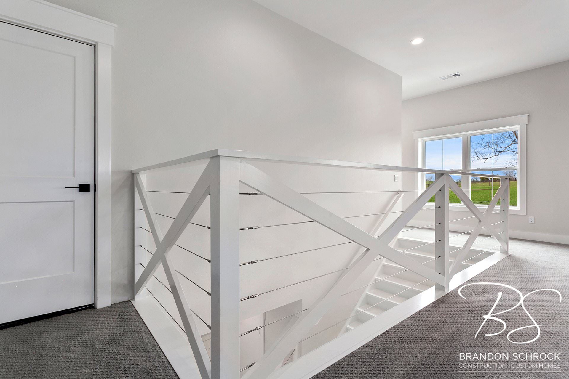 custom home build stairway inspiration