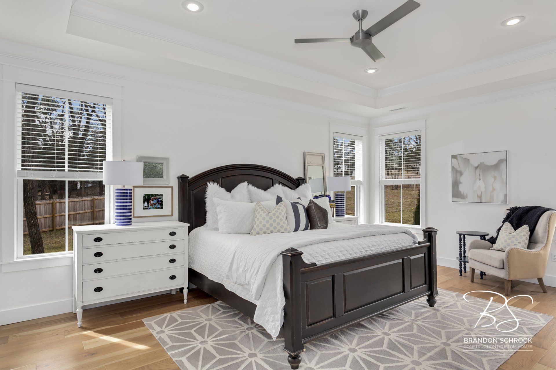 eclectic modern bedroom