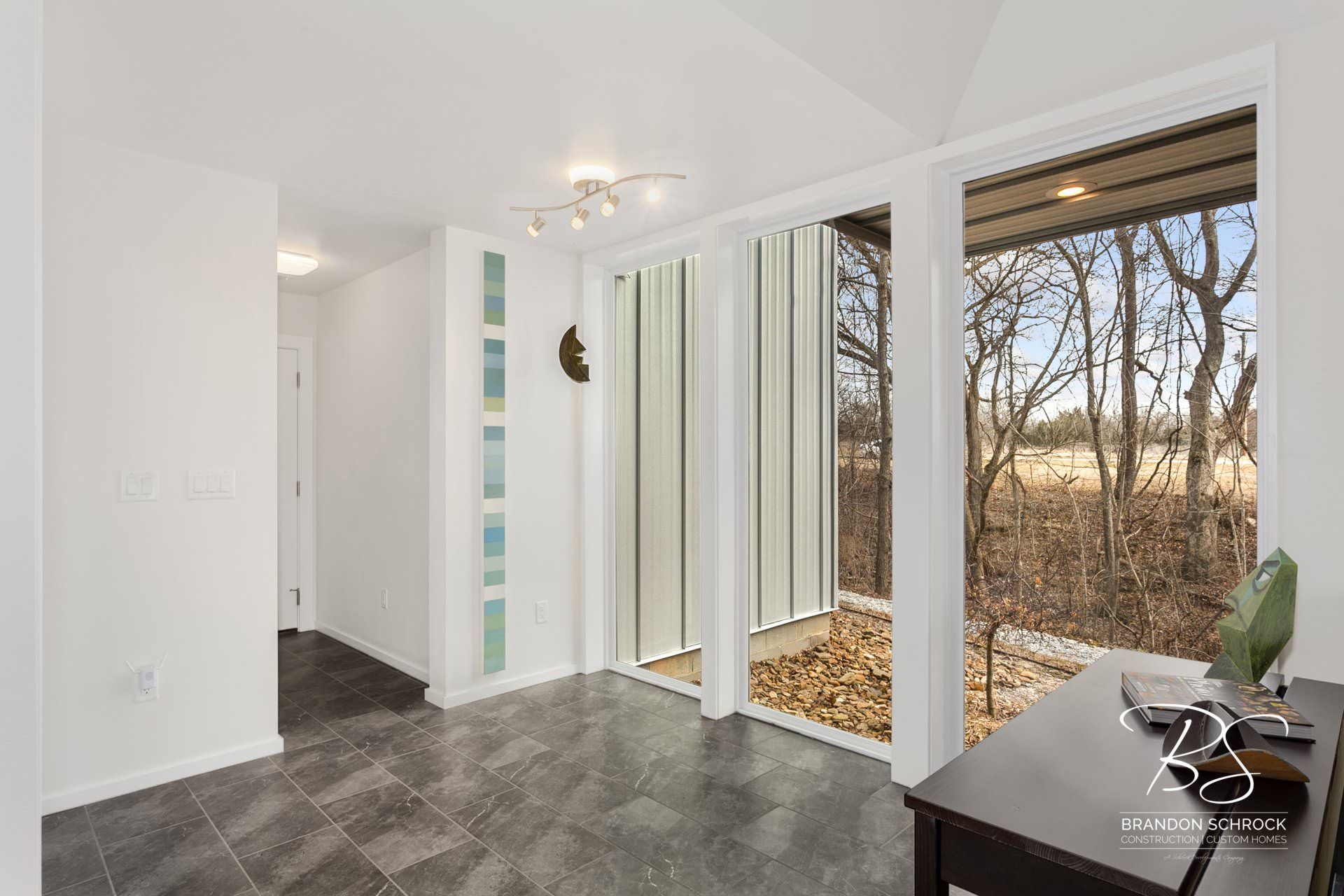 modern industrial living area