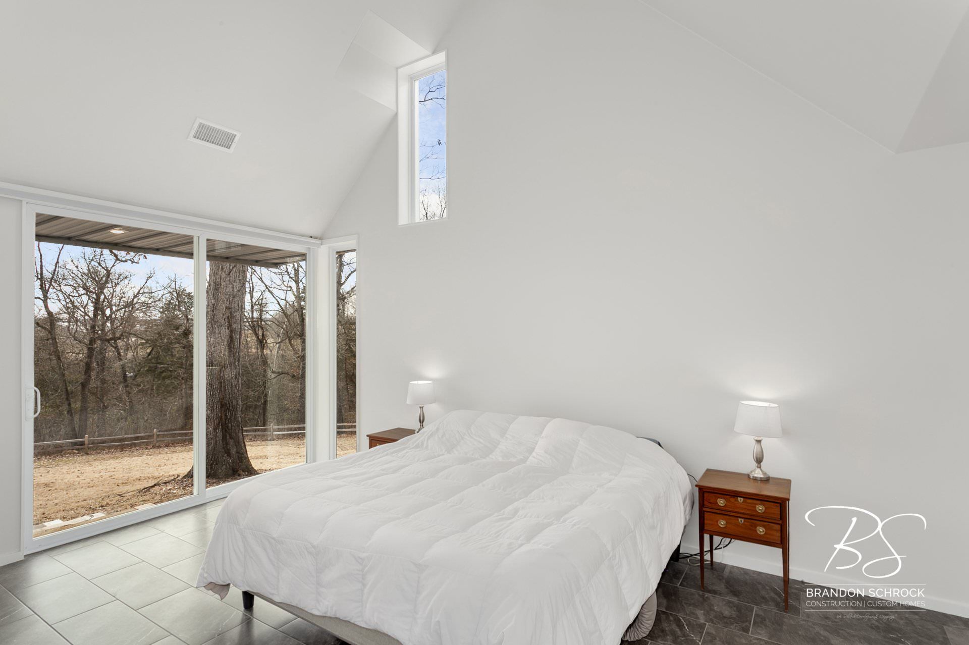 modern industrial bedroom