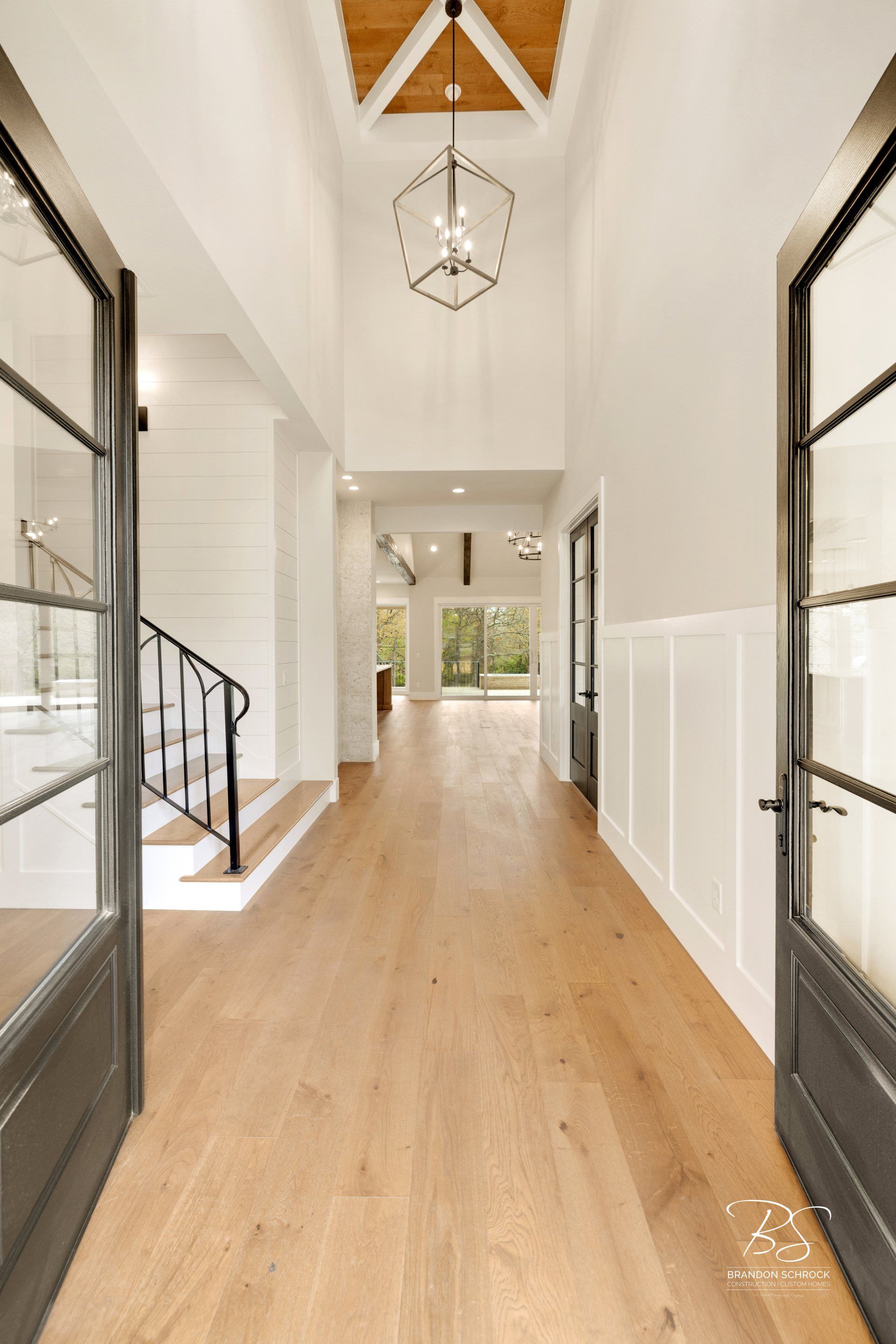 traditional craftsman hallway