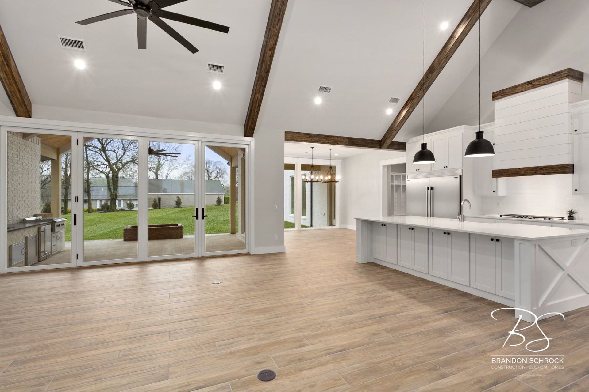 traditional modern farmhouse living room