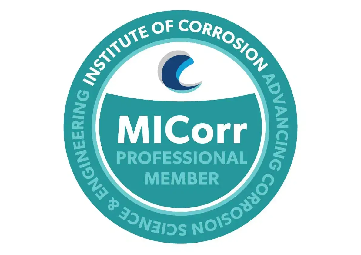 MiCorr professional member badge,