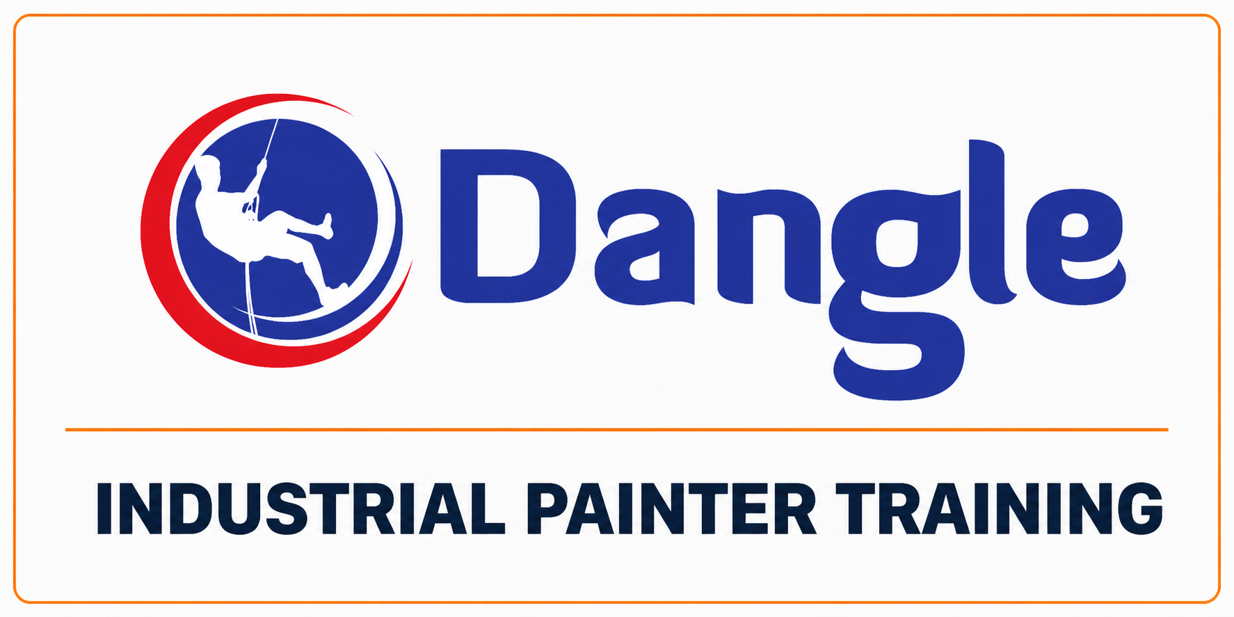 Dangle Academy Industrial Painter Training badge graphic with Dangle logo and industrial painter training text