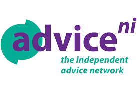 Logo for Advice NI: purple 