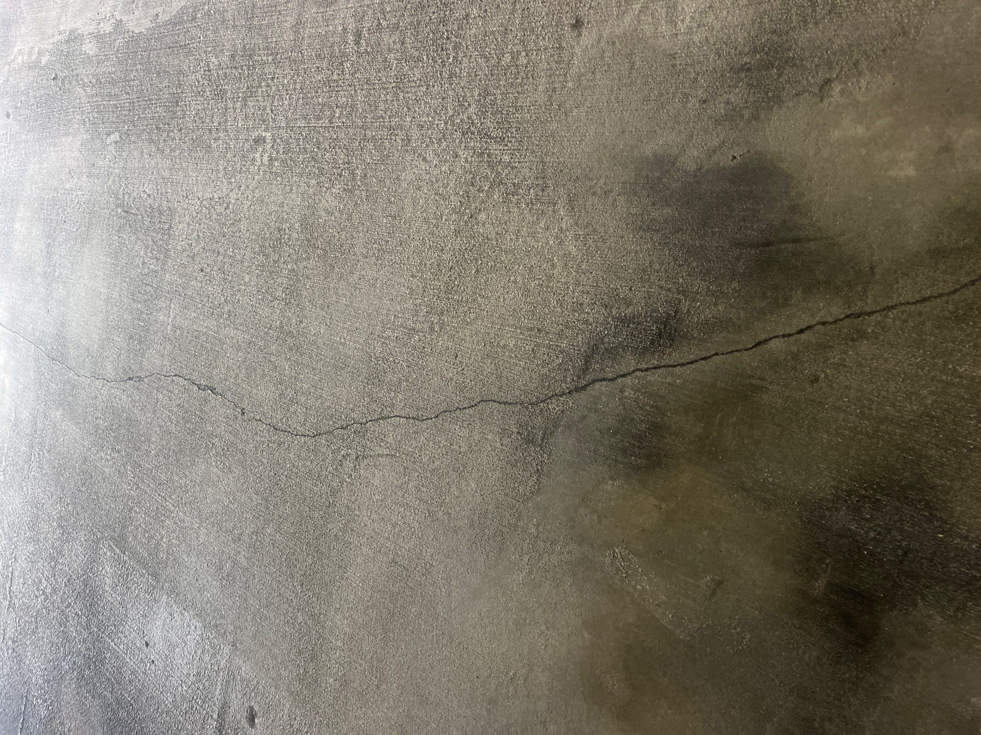 concrete wall with a crack