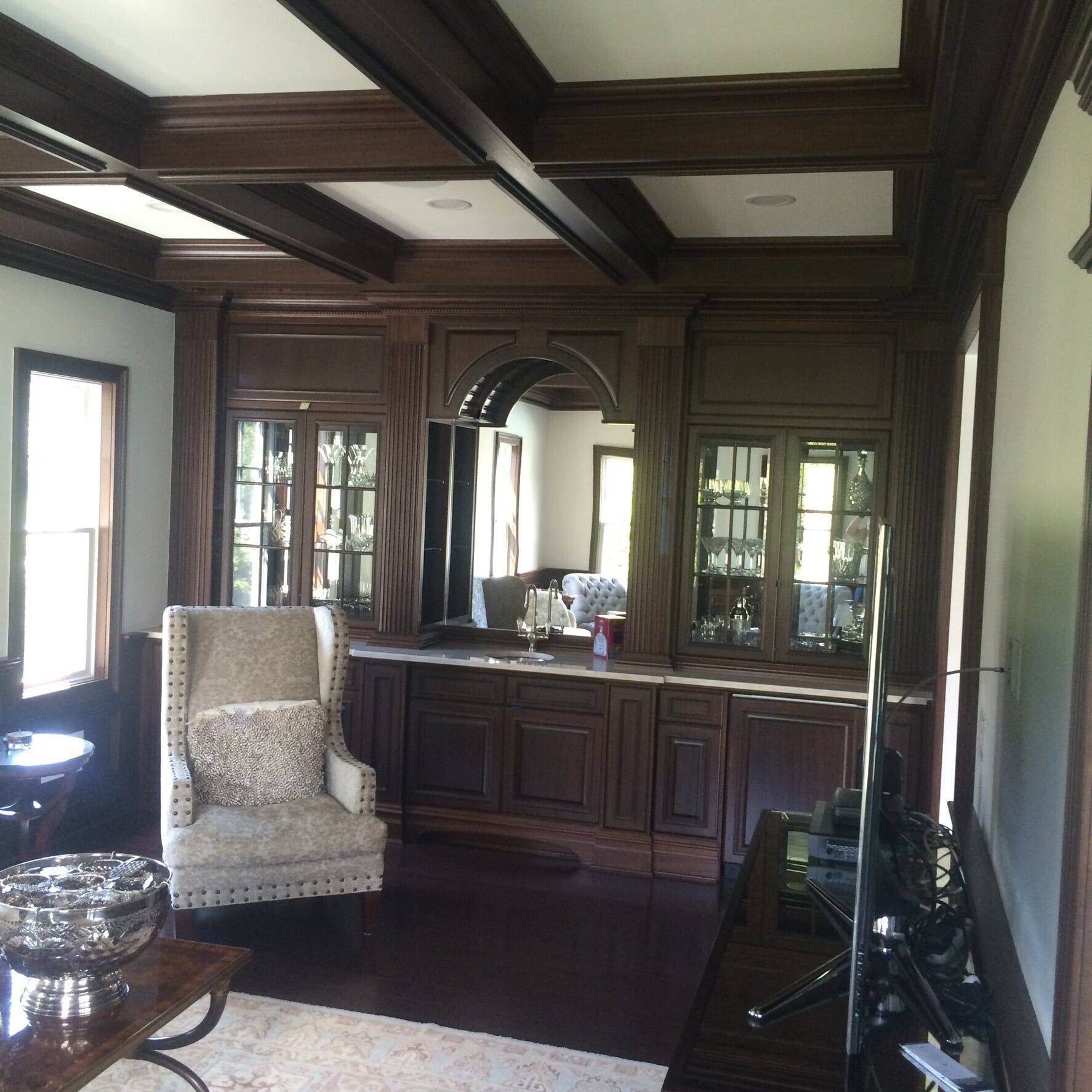 Small Entertainment Room — South Amboy, NJ — WoodSmith Cabinet & Architectural Woodwork Co.