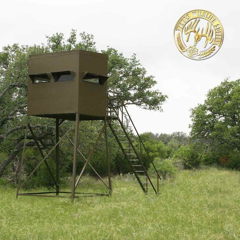 5x7 Monster Deer Blind on 10' Stand