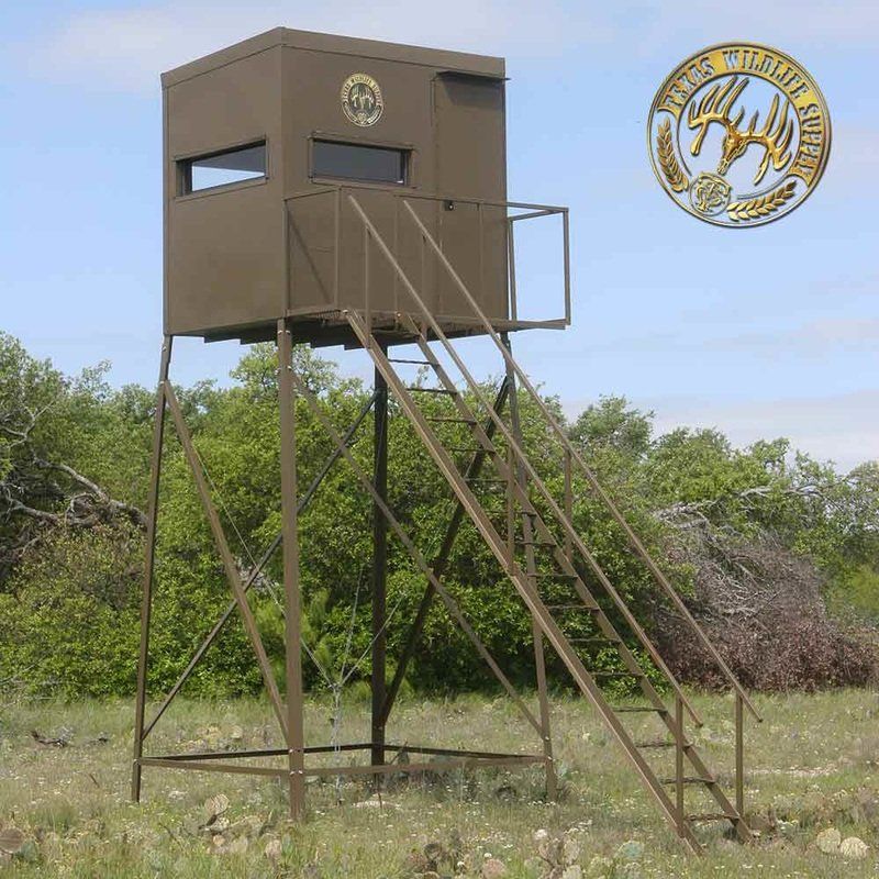 5x7 Monster Deer Blind on 12' Stand