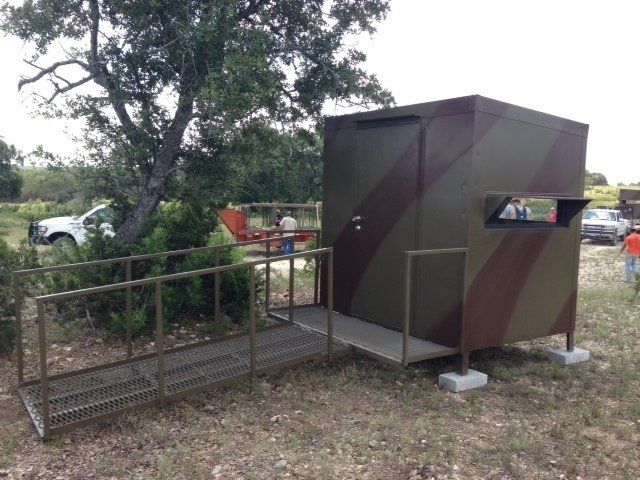 HANDICAP ACCESSIBLE DEER BLINDS FOR SALE