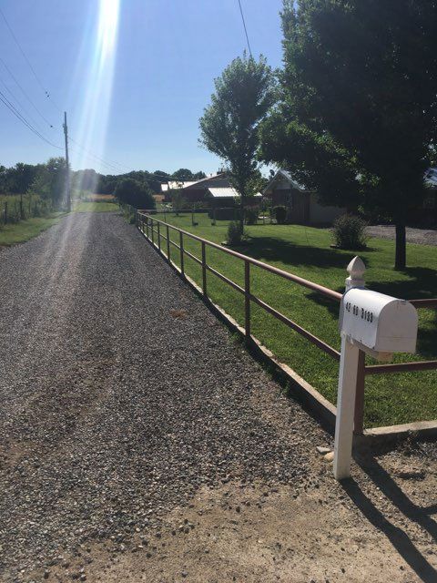 Long Metal Fence with Mailbox — Farmington, NM — Cave Enterprises