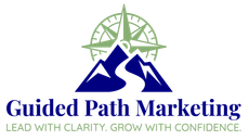 Triangle logo, white with orange-hued mountain illustration, company name at the bottom.