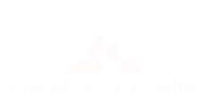 Mountain peak logo with company name below.