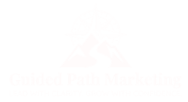 Mountain peak logo with company name below.