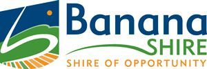 The banana shire logo is a shire of opportunity
