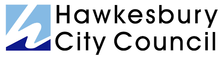 The logo for the hawkesbury city council