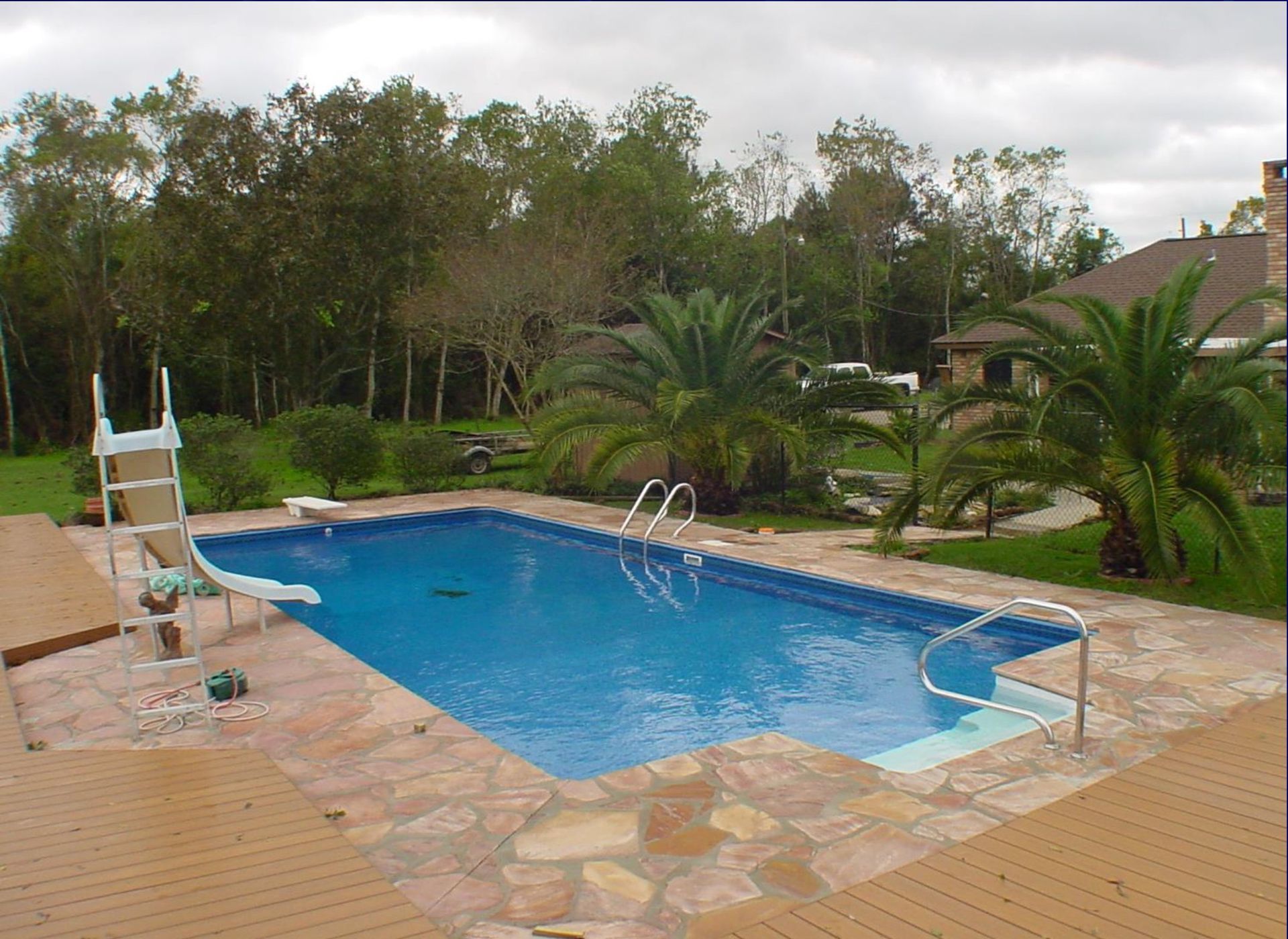 A close up of the water in a swimming pool.