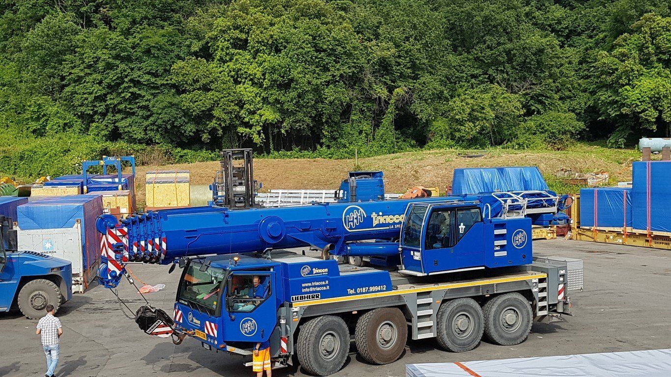 parked aerial platform