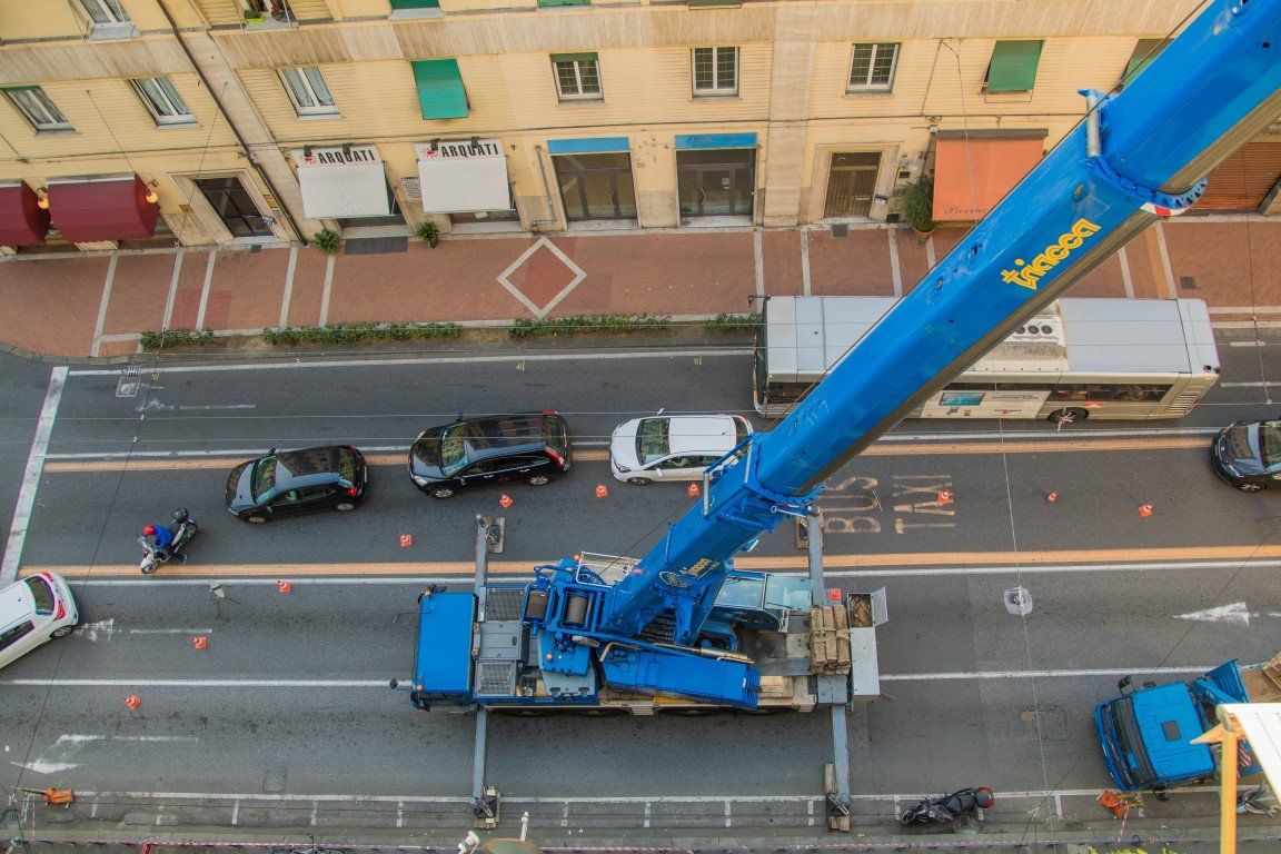 aerial platform from above