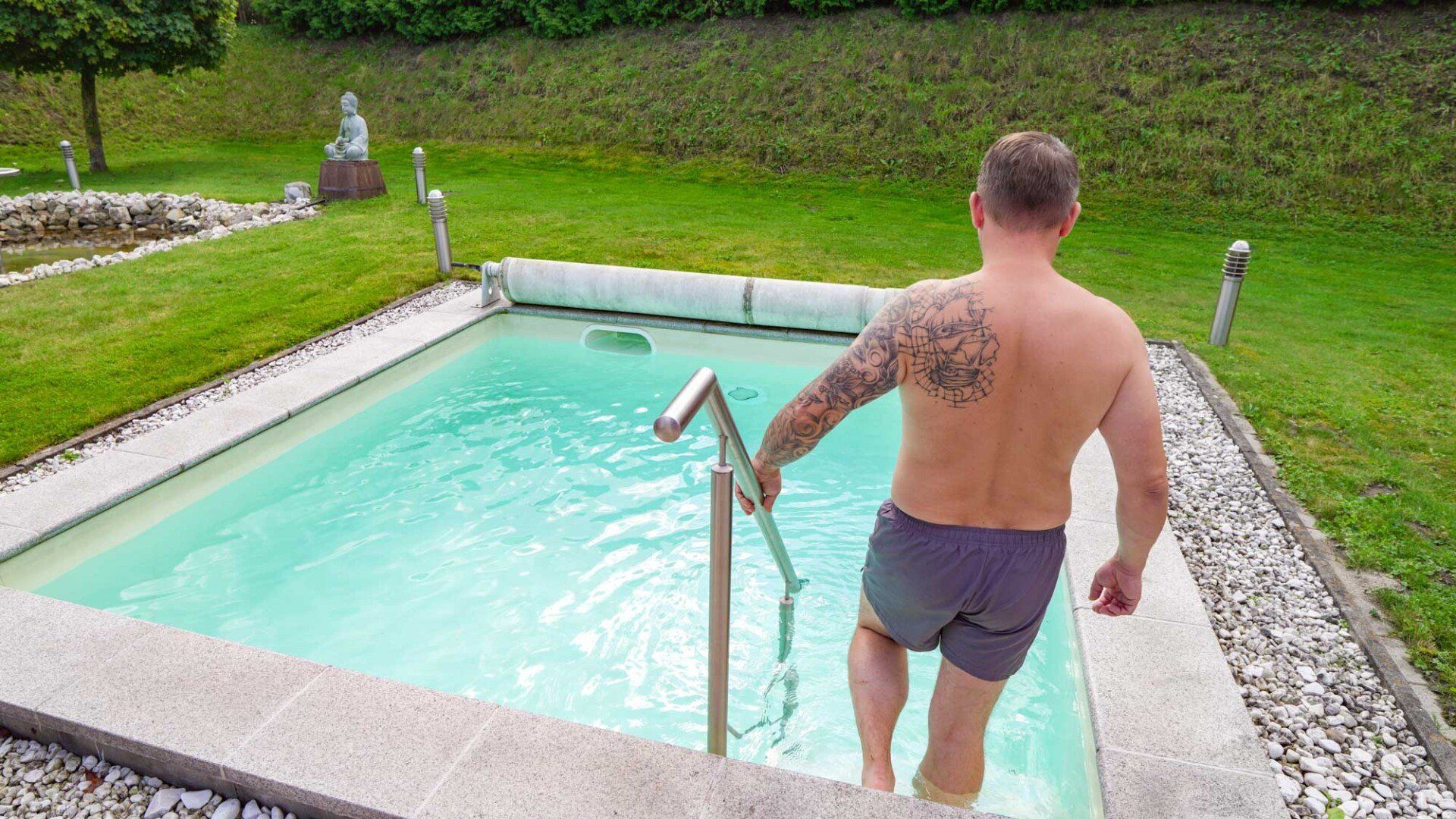 Kaltwasserbecken, Tauchbecken, Wellness-Oase Saterland