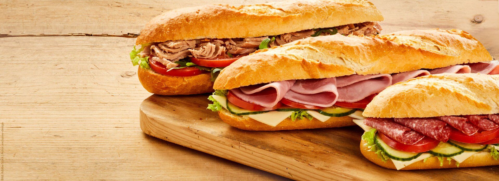 Baguette, Toast, Bistro, Speisen