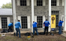 Team of Risen Foundation Solutions is working on a foundation repair.