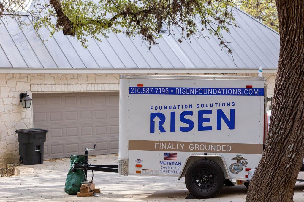 Residential House Foundation Repair Job - San Antonio, TX - Risen Foundation Solutions