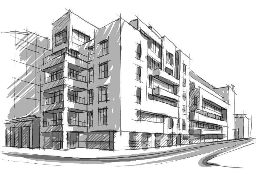 1019 Architecture Sketch Commercial Buildings Stock Photos HighRes  Pictures and Images  Getty Images