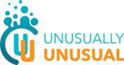 A logo for a company called unusually unusual