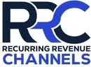 The logo for recurring revenue channels is blue and black.