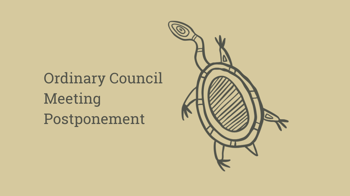 Tan background with text