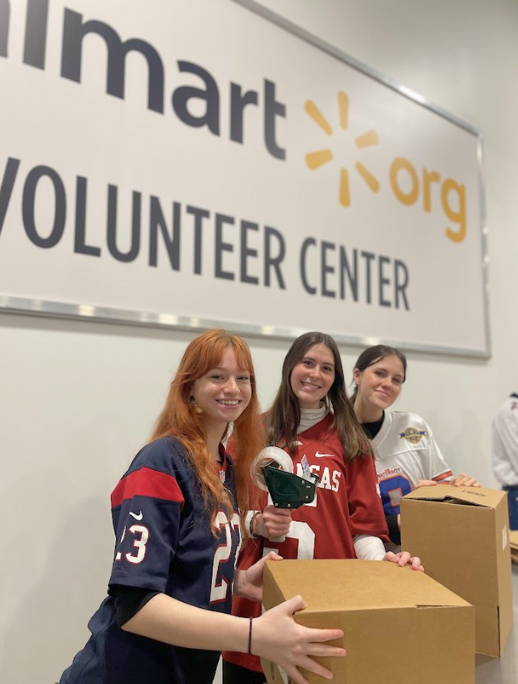 Volunteer working at NWAFB volunteer center