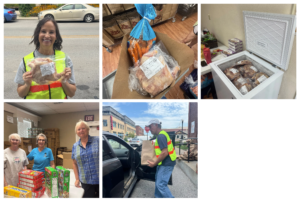 A man in a warehouse with a quote from austin