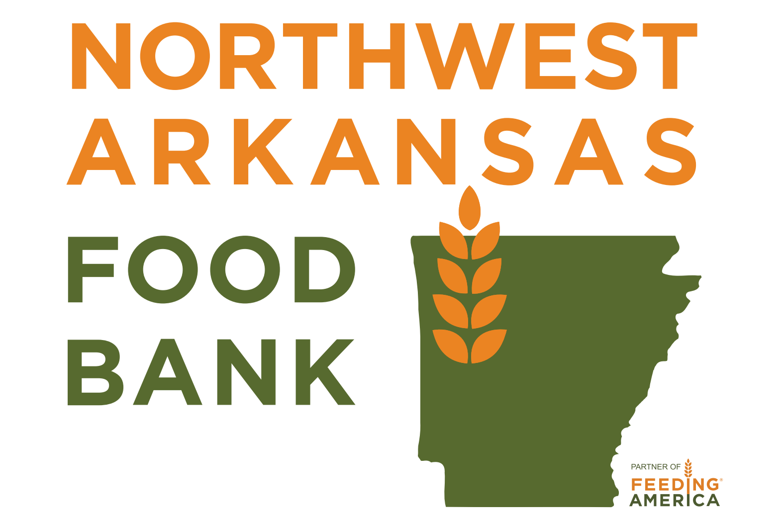 The logo for the northwest arkansas food bank