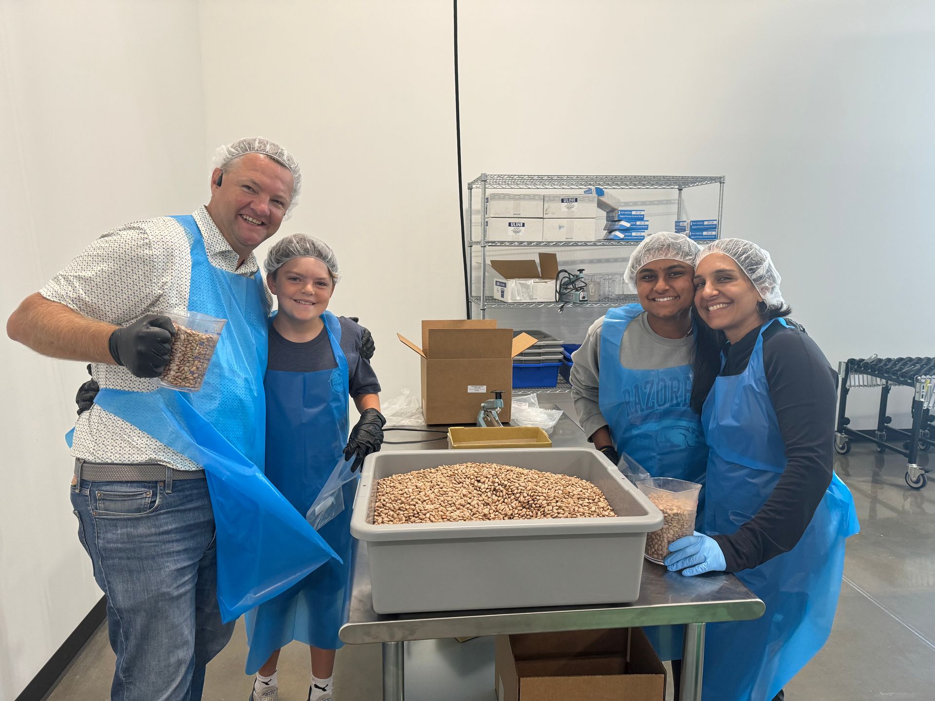 Dipping strawberries