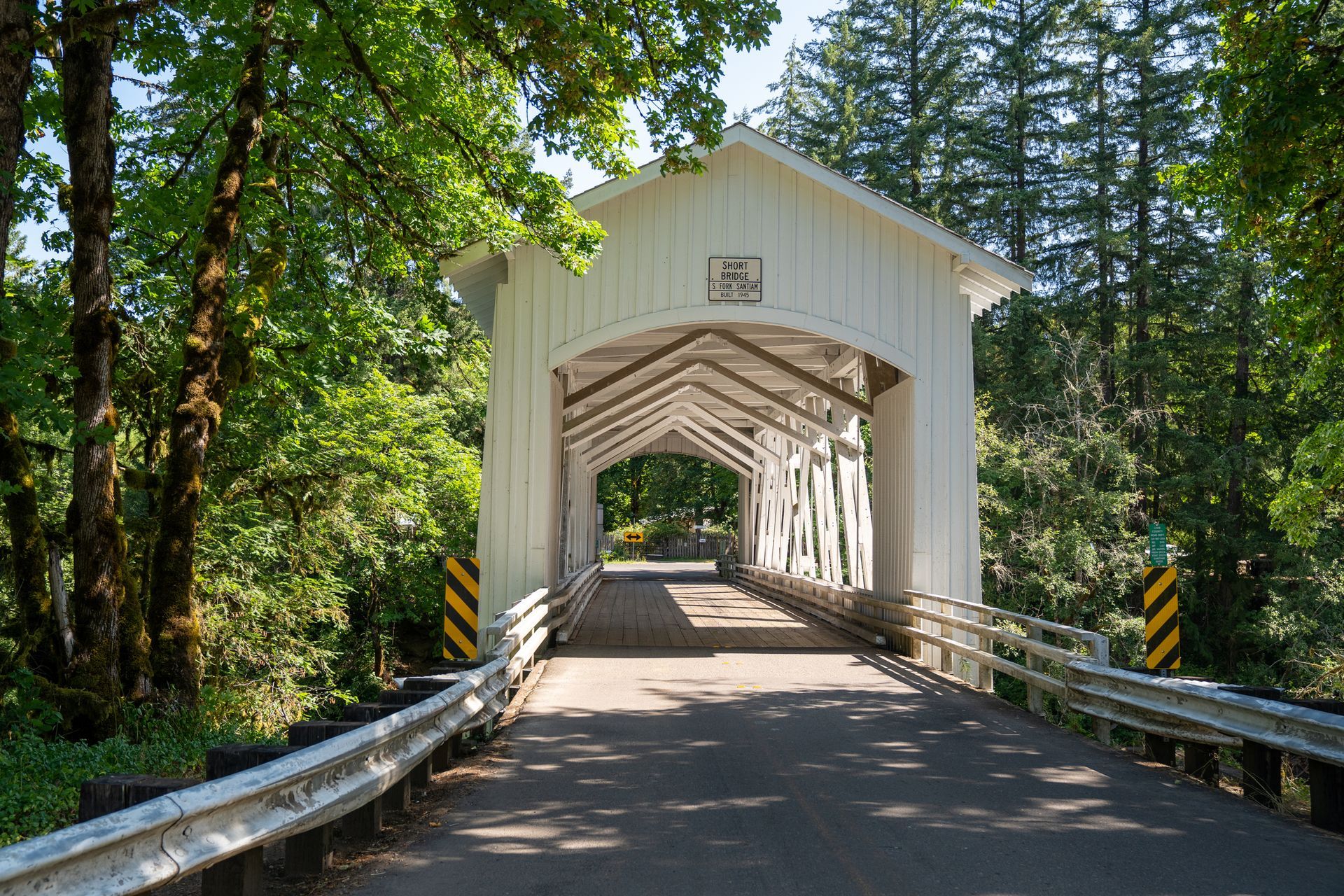 Gilkey Covered Bridge in Linn County, Oregon Gilkey Covered Bridge in Linn County, Oregon