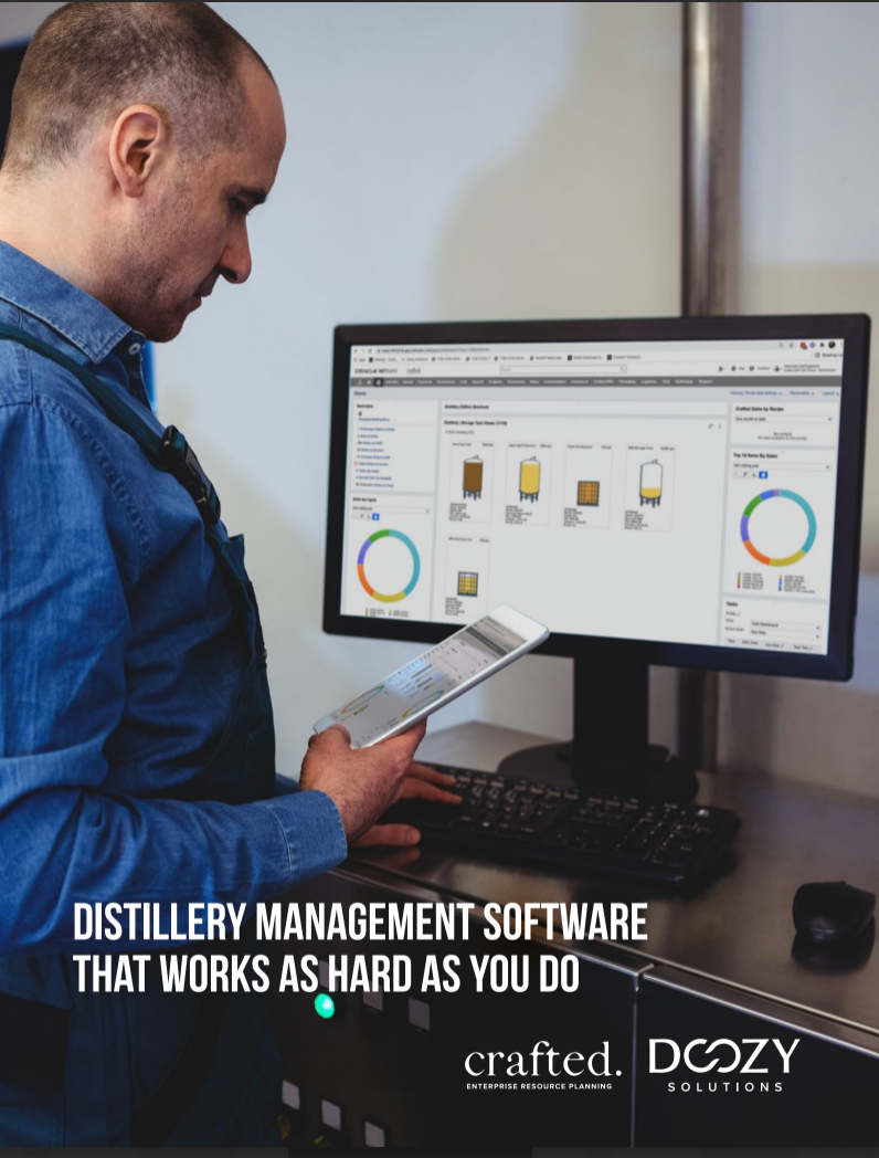 Crafted ERP Distillery Management Product Guide Cover