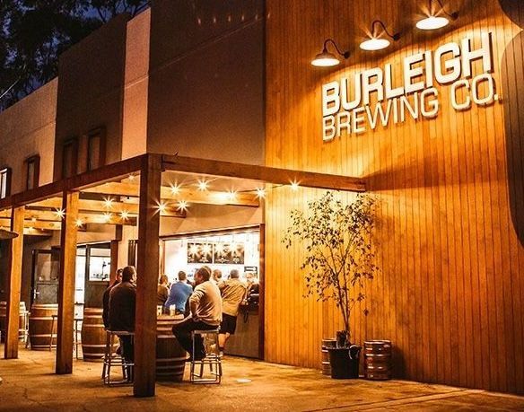 Outside of Burleigh Brewing Co. tap room